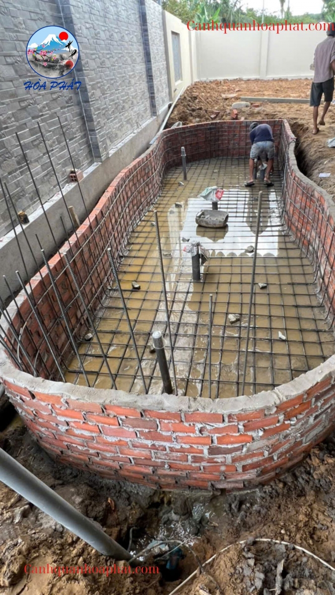 thi công hồ cá koi đồng nai hòa phát